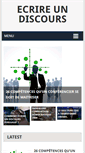 Mobile Screenshot of ecrireundiscours.com